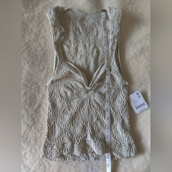 NEW FREE PEOPLE Love Letter Sweetheart Cami Moss XS/S - Picture 9 of 14